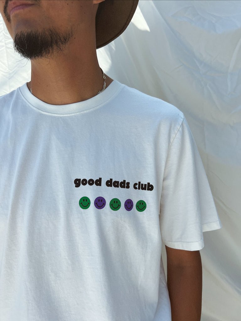 Good Dads Club Tee - Sun Peony Coconut