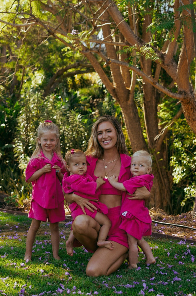 Lauren Luyendyk x SPC Women's Terry Shirt / Pink - Sun Peony Coconut