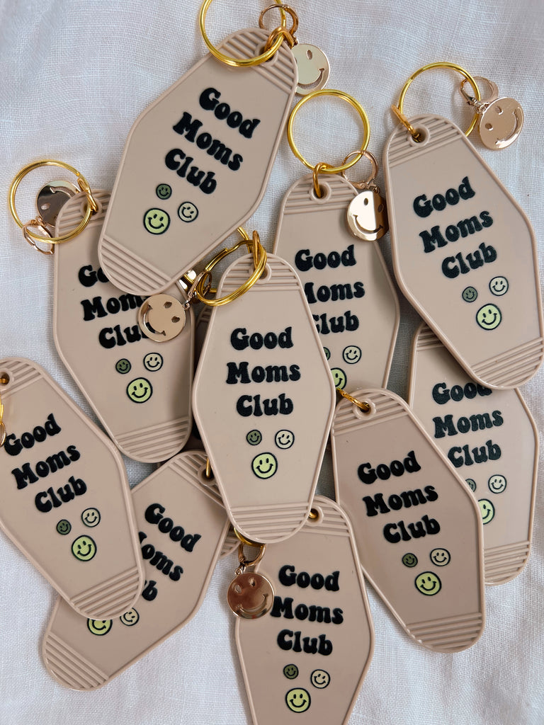 Good Moms Club Key Chain - Sun Peony Coconut