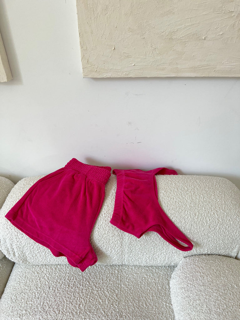 Lauren Luyendyk x SPC Women's Terry Short / Pink - Sun Peony Coconut