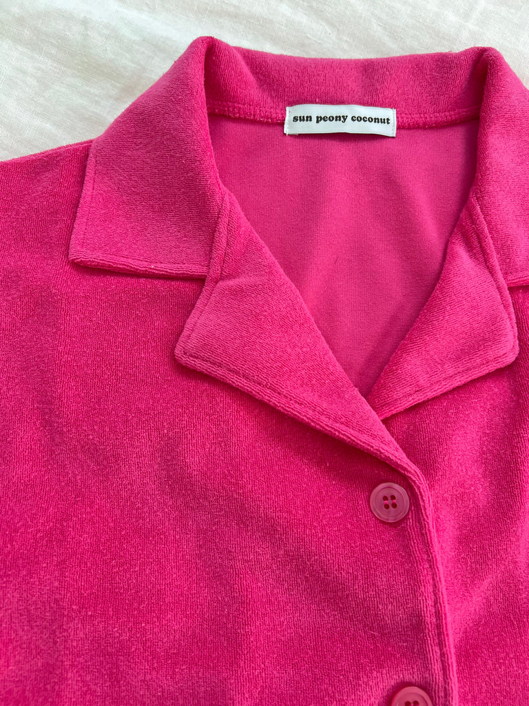 Lauren Luyendyk x SPC Women's Terry Shirt / Pink - Sun Peony Coconut