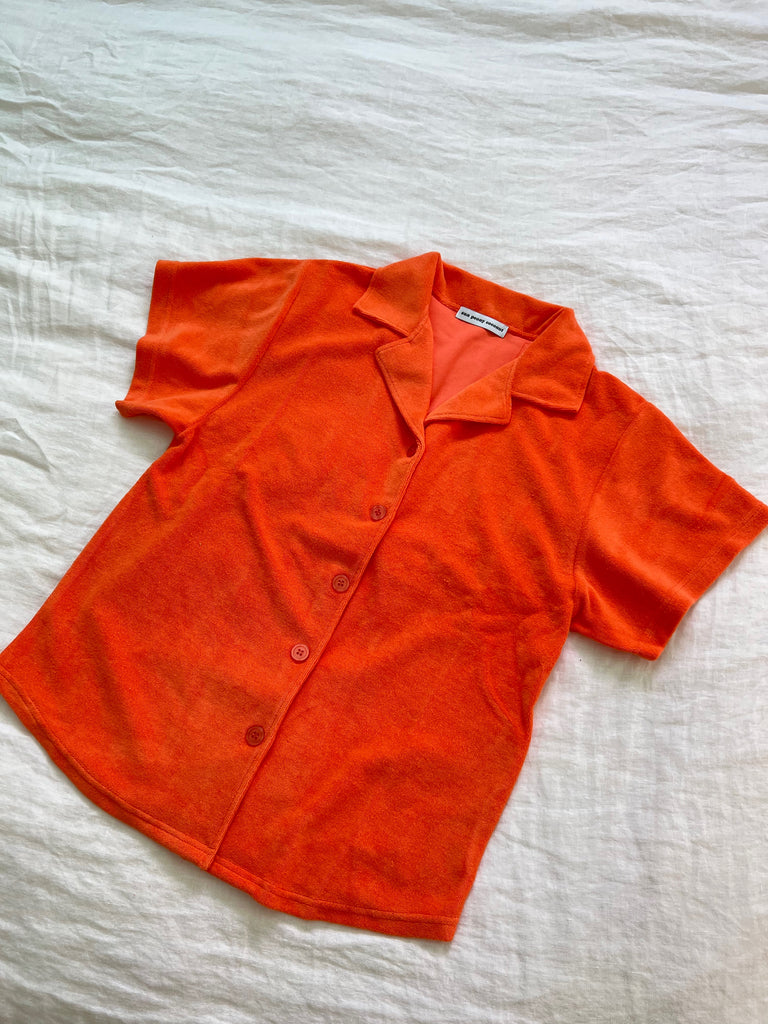 Lauren Luyendyk x SPC Women's Terry Shirt / Orange - Sun Peony Coconut