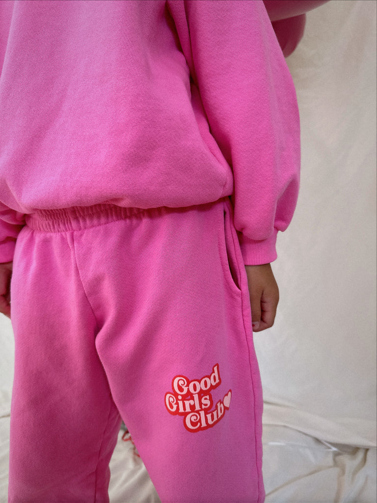 Be My Love Good Girls Club Sweatshirt Pink - Sun Peony Coconut
