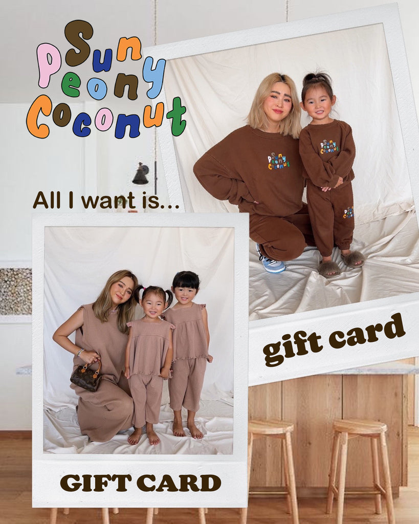 Sun Peony Coconut Gift Card - Sun Peony Coconut